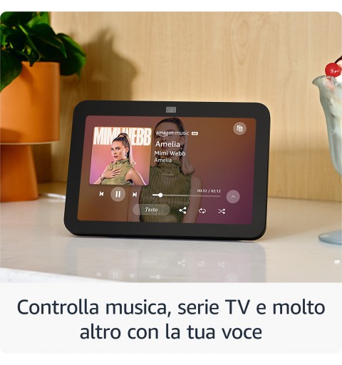 Amazon Echo Show 8 (3ª gen., modello 2023) | Schermo touch intelligente HD con audio spaziale, hub per Casa Intelligente e