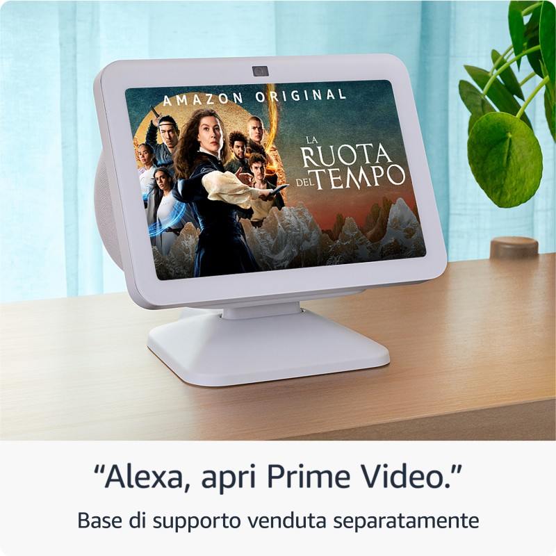 Amazon Echo Show 8 (3ª gen., modello 2023) | Schermo touch intelligente HD con audio spaziale, hub per Casa Intelligente e