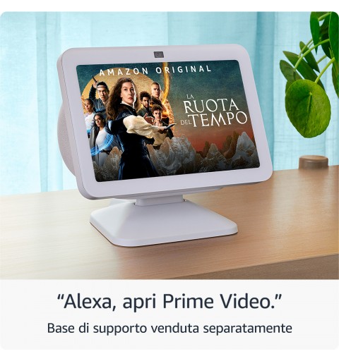 Amazon Echo Show 8 (3ª gen., modello 2023) | Schermo touch intelligente HD con audio spaziale, hub per Casa Intelligente e