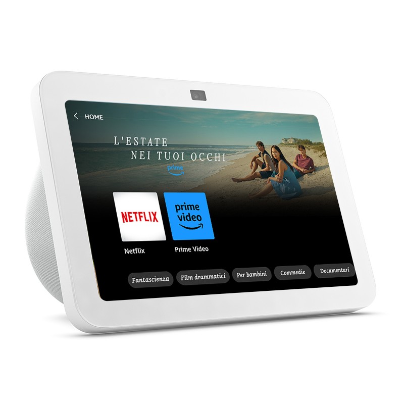 Amazon Echo Show 8 (3ª gen., modello 2023) | Schermo touch intelligente HD con audio spaziale, hub per Casa Intelligente e