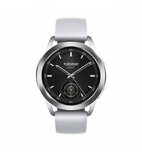 Xiaomi Watch 2 3,63 cm (1.43") AMOLED 46 mm Numérique 466 x 466 pixels Écran tactile Argent Wifi GPS (satellite)