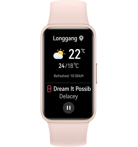 Huawei Band 8 AMOLED Braccialetto per rilevamento di attività 3,73 cm (1.47") Nero, Rosa