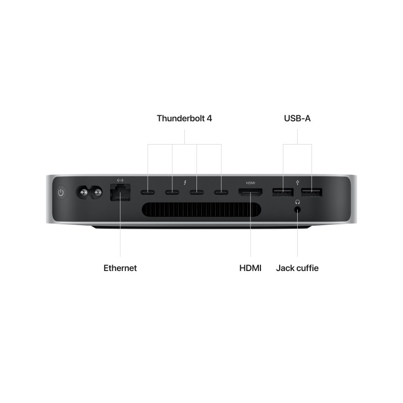 Apple Mac mini Apple M M2 Pro 16 GB 512 GB SSD macOS Ventura Mini PC Silver