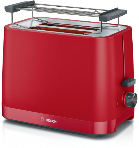 Bosch TAT3M124 tostadora 2 rebanada(s) 950 W Rojo