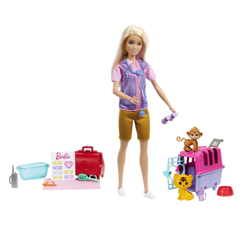 Barbie – Coffret Sauvetage d’Animaux