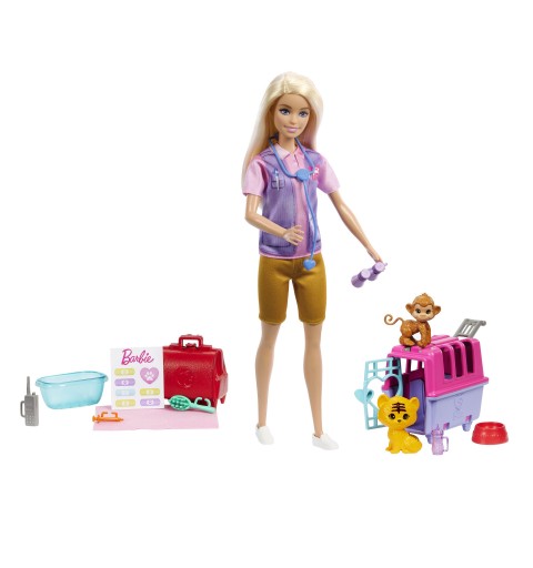 Barbie – Coffret Sauvetage d’Animaux