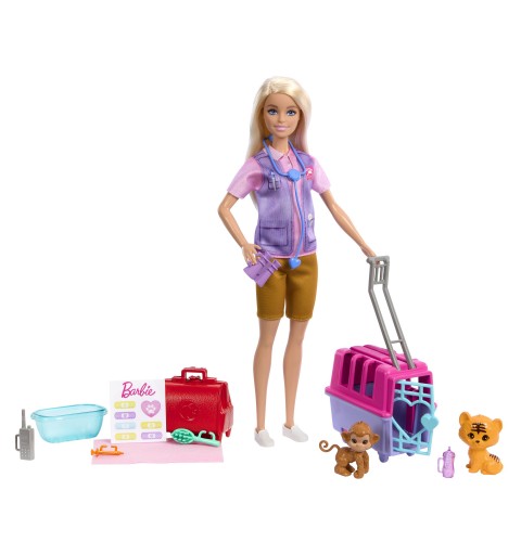 Barbie – Coffret Sauvetage d’Animaux