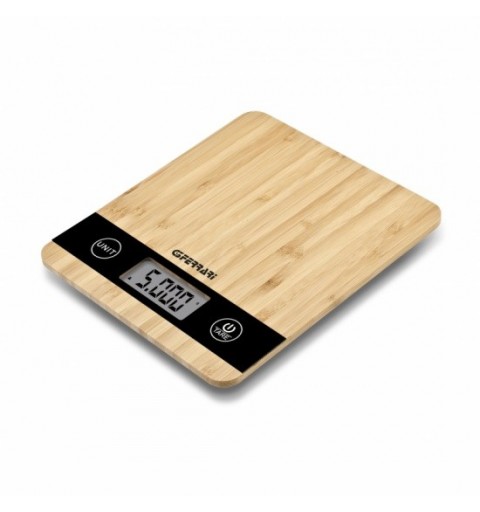 G3 Ferrari Natura Wood Countertop Rectangle Electronic kitchen scale