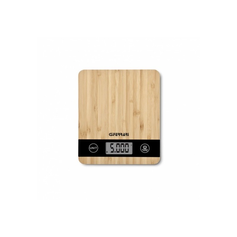 G3 Ferrari Natura Wood Countertop Rectangle Electronic kitchen scale