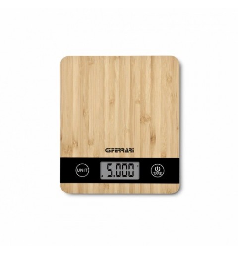 G3 Ferrari Natura Wood Countertop Rectangle Electronic kitchen scale