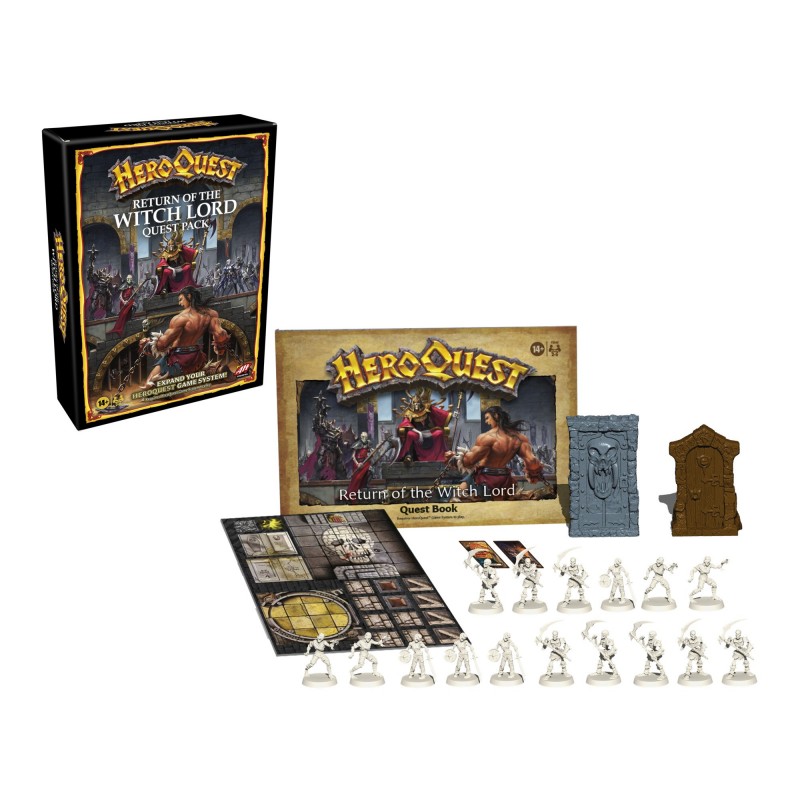 Hasbro Gaming Avalon Hill, HeroQuest, Il Ritorno del Signore degli Stregoni, gioco da tavolo per adulti, per giocare è