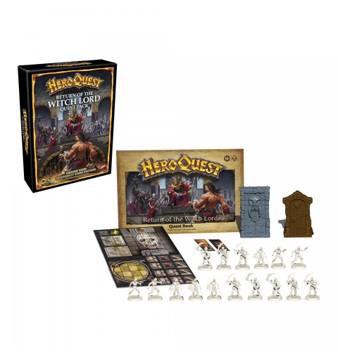 Hasbro Gaming Avalon Hill, HeroQuest, Il Ritorno del Signore degli Stregoni, gioco da tavolo per adulti, per giocare è