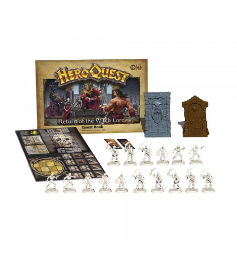 Hasbro Gaming Avalon Hill, HeroQuest, Il Ritorno del Signore degli Stregoni, gioco da tavolo per adulti, per giocare è