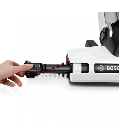 Bosch BCH6L2560 aspiradora de pie y escoba eléctrica Aspiradora escoba Secar Sin bolsa 0,9 L Negro, Blanco