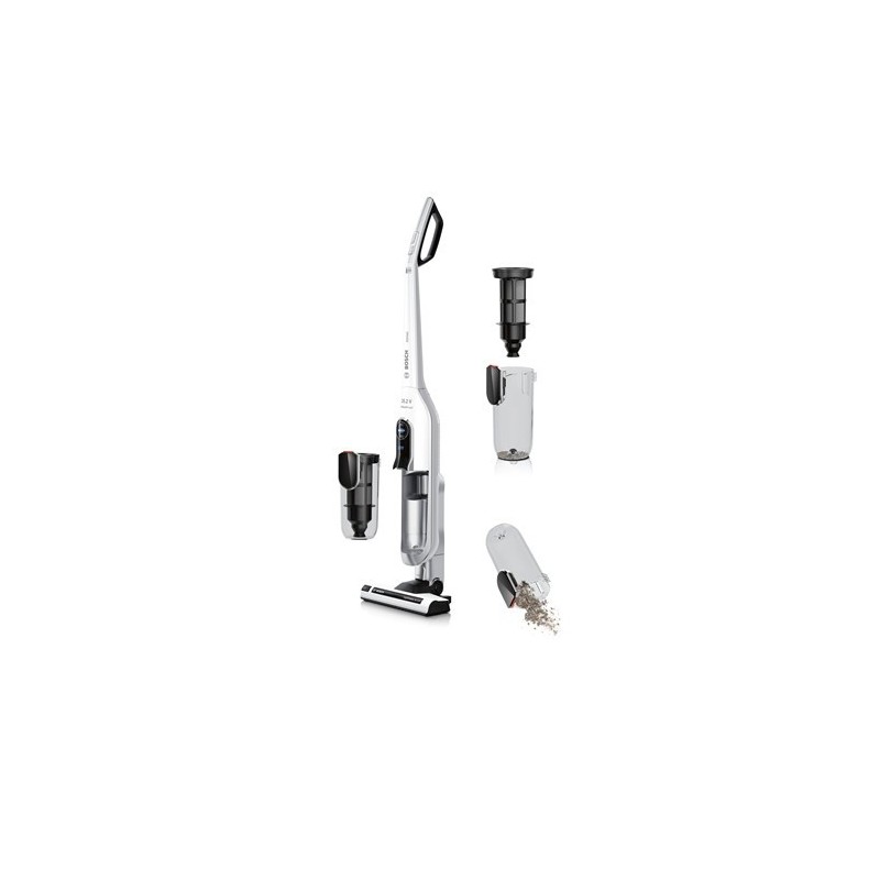 Bosch BCH6L2560 Stabstaubsauger Elektrischer Besen Trocken Beutellos 0,9 l Schwarz, Weiß