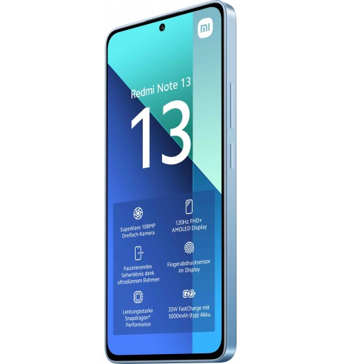 Xiaomi Redmi Note 13 16,9 cm (6.67") Double SIM hybride Android 13 4G USB Type-C 6 Go 128 Go 5000 mAh Bleu