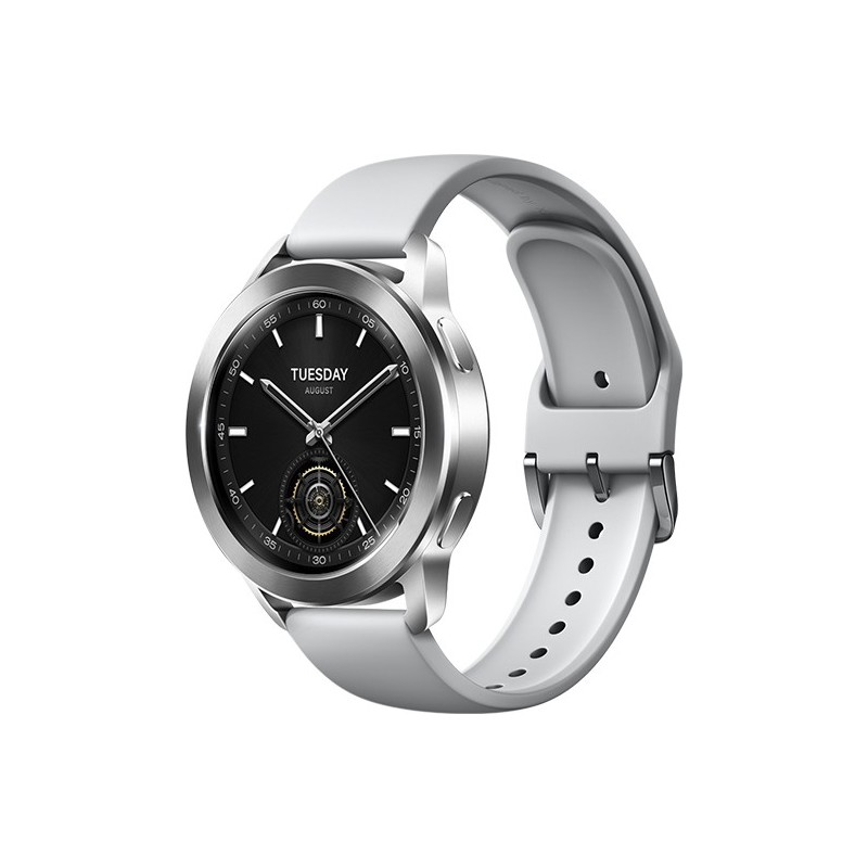 Xiaomi Watch S3 3,63 cm (1.43") AMOLED 47 mm Digital 466 x 466 Pixeles Pantalla táctil Plata GPS (satélite)