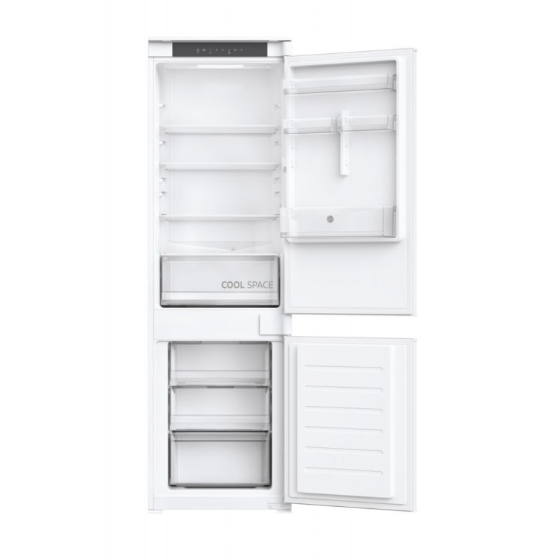 Hoover H-FRIDGE 300 LITE HOBL3518F Kühl- und Gefrierkombination Integriert 264 l F Weiß