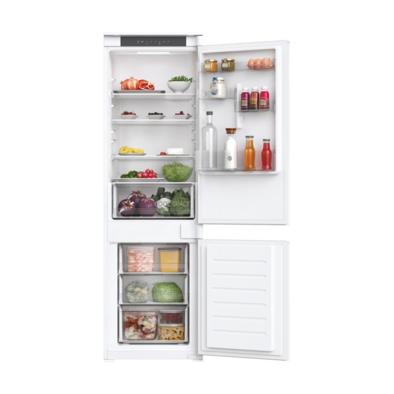 Hoover H-FRIDGE 300 LITE HOBL3518F réfrigérateur-congélateur Intégré 264 L F Blanc