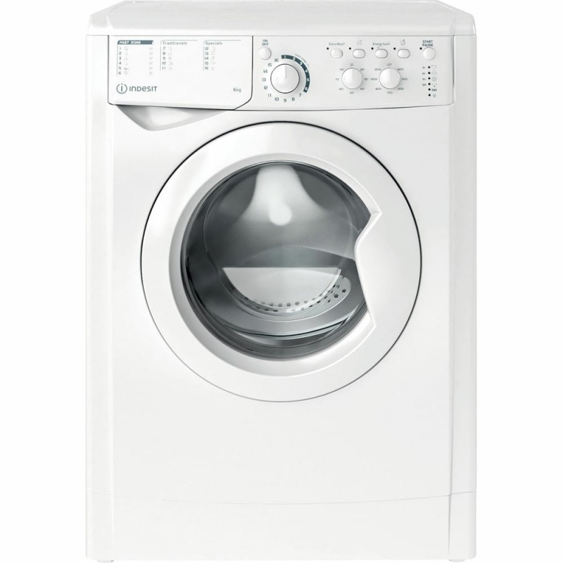 Indesit EWSC 61251 W EU N lavadora Carga frontal 6 kg 1200 RPM Blanco