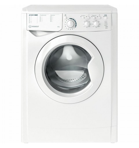 Indesit EWSC 61251 W EU N lavadora Carga frontal 6 kg 1200 RPM Blanco