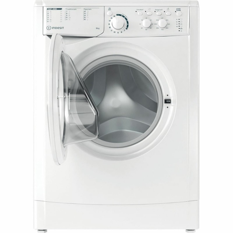 Indesit EWSC 61251 W EU N lavadora Carga frontal 6 kg 1200 RPM Blanco