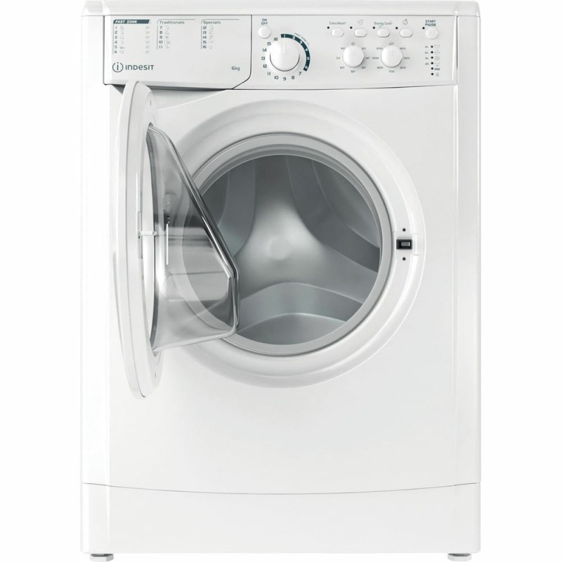 Indesit EWSC 61251 W EU N machine à laver Charge avant 6 kg 1200 tr min Blanc