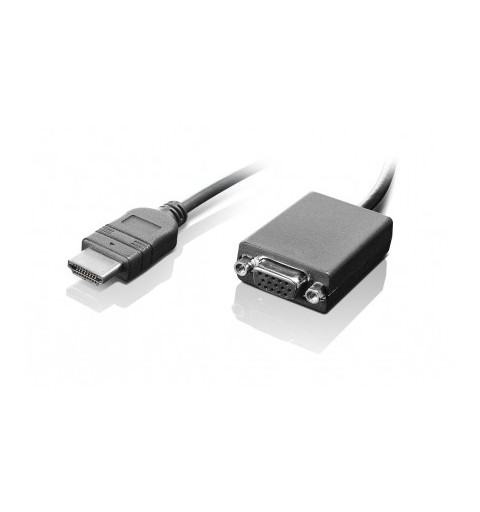 Lenovo HDMI VGA 0,2 m Noir