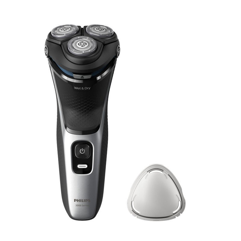 Philips S3143 00 men's shaver Rotation shaver Trimmer Black, Silver