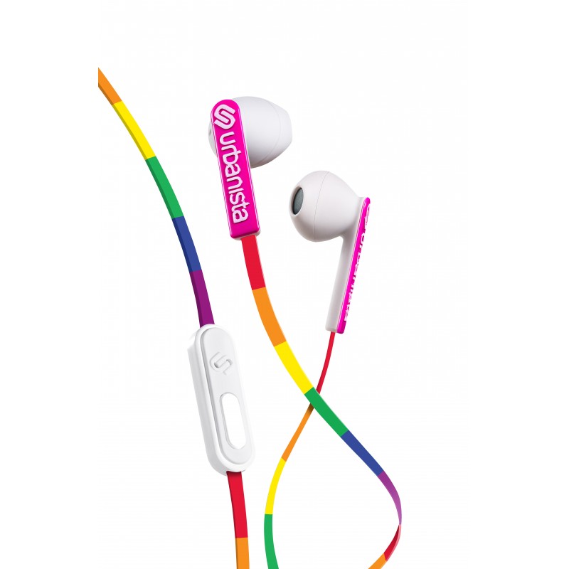 Urbanista San Francisco Auricolare Cablato In-ear Musica e Chiamate Multicolore