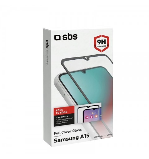 SBS TESCRFCSAA15 Display- Rückseitenschutz für Smartphones Klare Bildschirmschutzfolie Samsung 1 Stück(e)