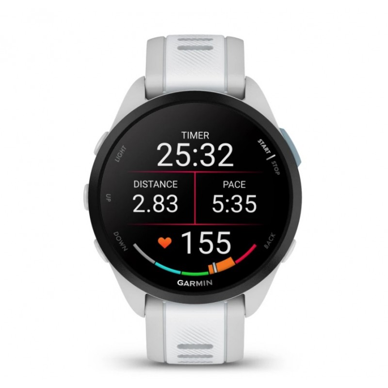 Garmin Forerunner 165 3,05 cm (1.2") AMOLED Digitale 390 x 390 Pixel Touch screen Grigio GPS (satellitare)