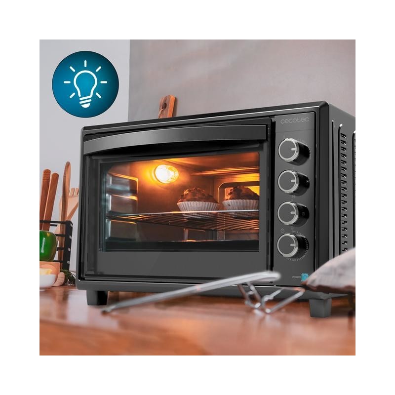 Cecotec Bake&Toast 6090 Black Gyro 60 L 2200 W Negro Parrilla