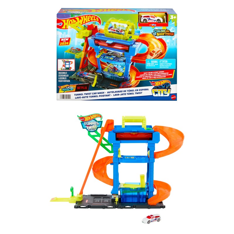 Hot Wheels City Tunnel Twist Car Wash