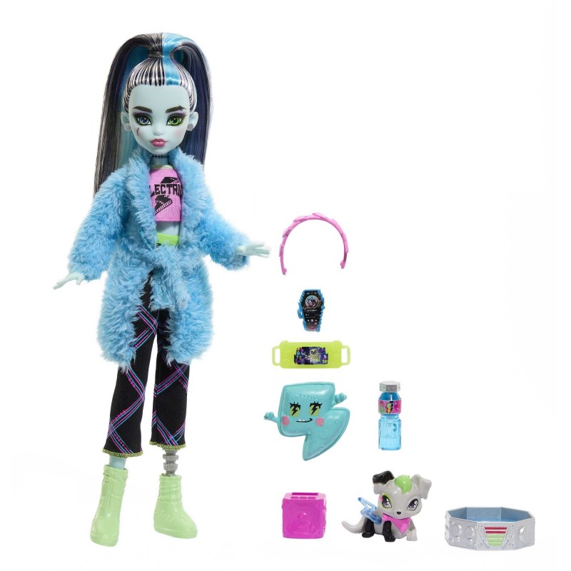 Monster High Creepover Party – Coffret Soirée Pyjama Frankie Stein