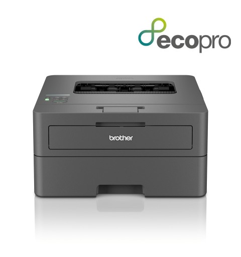 Brother HL-L2400DWE - Imprimante laser monochrome A4 compacte - 6 mois gratuit à l'abonnement EcoPro inclus.