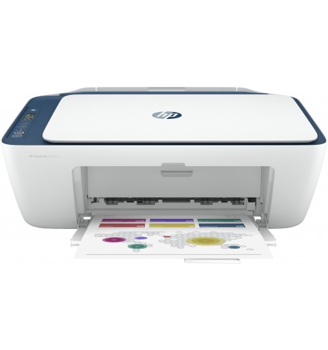 HP Imprimante Tout-en-un HP DeskJet 2721e, Couleur, Imprimante pour Domicile, Impression, copie, numérisation, Sans fil HP+