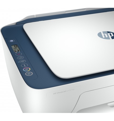 HP Imprimante Tout-en-un HP DeskJet 2721e, Couleur, Imprimante pour Domicile, Impression, copie, numérisation, Sans fil HP+