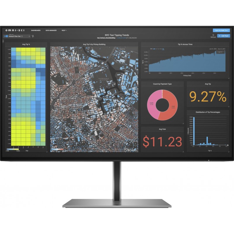 HP Z24f G3 Computerbildschirm 60,5 cm (23.8") 1920 x 1080 Pixel Full HD Silber