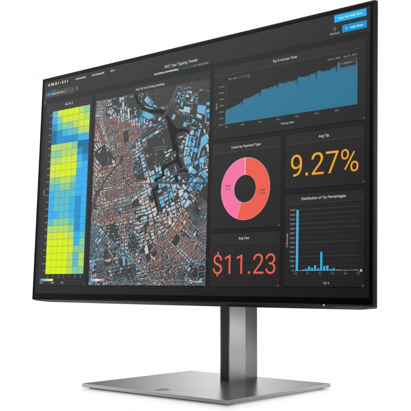HP Z24f G3 Computerbildschirm 60,5 cm (23.8") 1920 x 1080 Pixel Full HD Silber