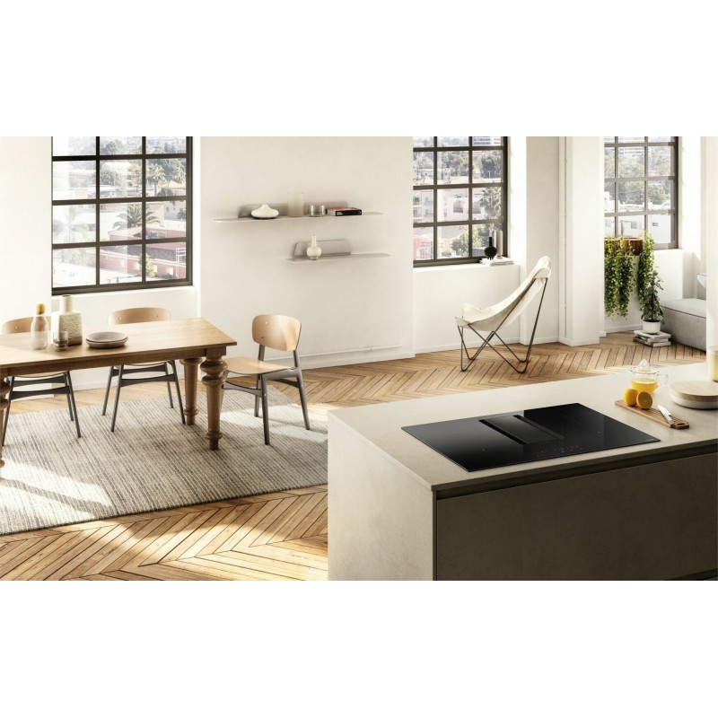 Elica NIKOLATESLA ALPHA BL A 78 Black Built-in 78 cm Zone induction hob 4 zone(s)