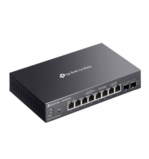 TP-Link Omada SG2210XMP-M2 Netzwerk-Switch Managed L2 L2+ 2.5G Ethernet (100 1000 2500) Power over Ethernet (PoE) Schwarz