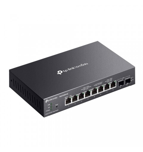 TP-Link Omada SG2210XMP-M2 switch Gestionado L2 L2+ 2.5G Ethernet (100 1000 2500) Energía sobre Ethernet (PoE) Negro