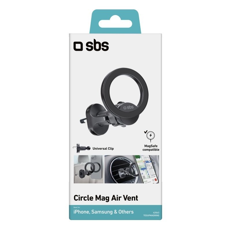 SBS TESUPMAGRING supporto per personal communication Supporto passivo Telefono cellulare smartphone Nero