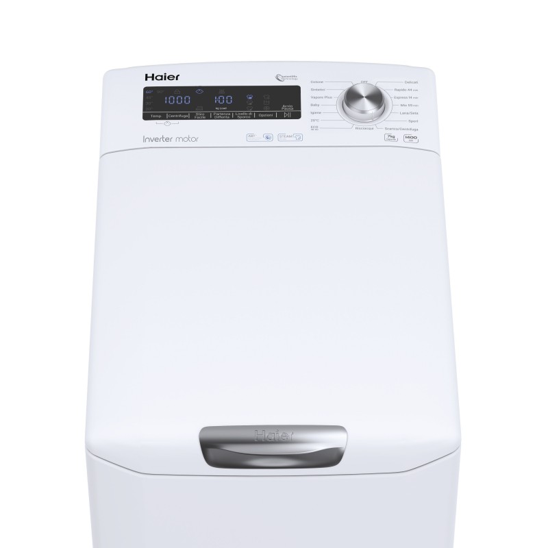 Haier RTXSG47TMC5-11 lavatrice Caricamento dall'alto 7 kg 1400 Giri min Bianco