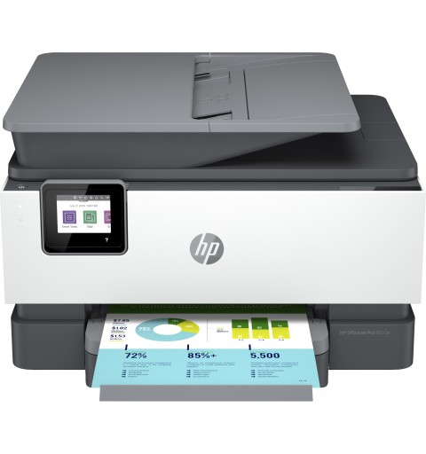 HP OfficeJet Pro HP 9010e All-in-One-Drucker, Farbe, Drucker für Kleine Büros, Drucken, Kopieren, Scannen, Faxen, HP+ Mit HP