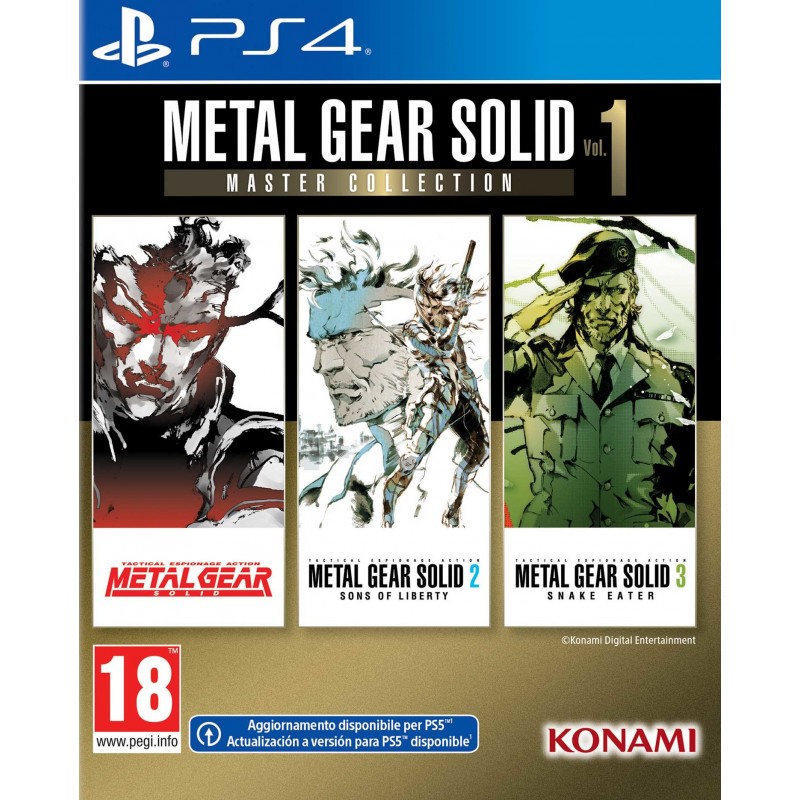 Konami Metal Gear Solid Master Collection Vol.1 Collezione Inglese, Giapponese PlayStation 4