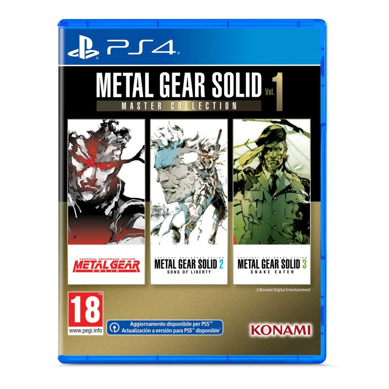 Konami Metal Gear Solid Master Collection Vol.1 Colección Inglés, Japonés PlayStation 4