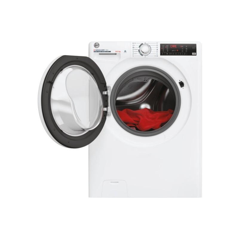 Hoover H-WASH&DRY 350 H3DP4854TA6 1-S lavadora-secadora Independiente Carga frontal Blanco D