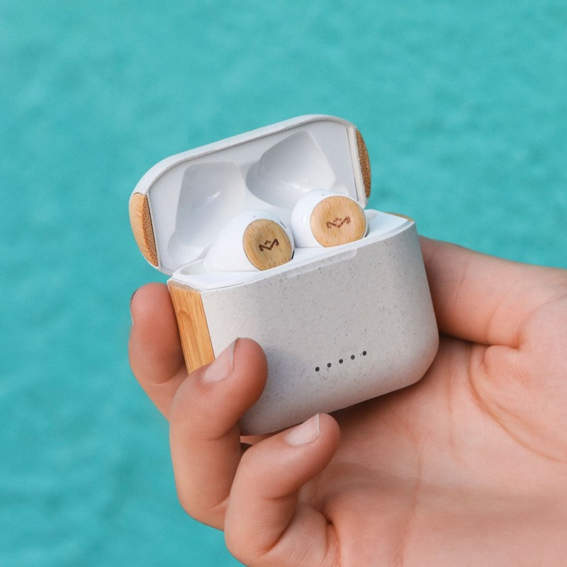 The House Of Marley EM-JE121-CE cuffia e auricolare Cuffie Wireless In-ear Musica e Chiamate Bluetooth Crema